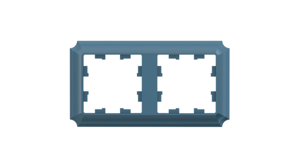 ATLASDESIGN ANTIQUE 2-постовая РАМКА, универсальная, ИЗУМРУД Schneider Electric