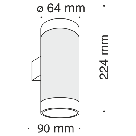 Бра 10Вт 3000K Белый IP20 KILT C027WL-L10W Technical