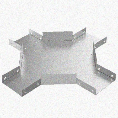 Лоток крестообразный замковый глухой КМЗГ 200х50 УХЛ1, горячее цинкование, S1,5