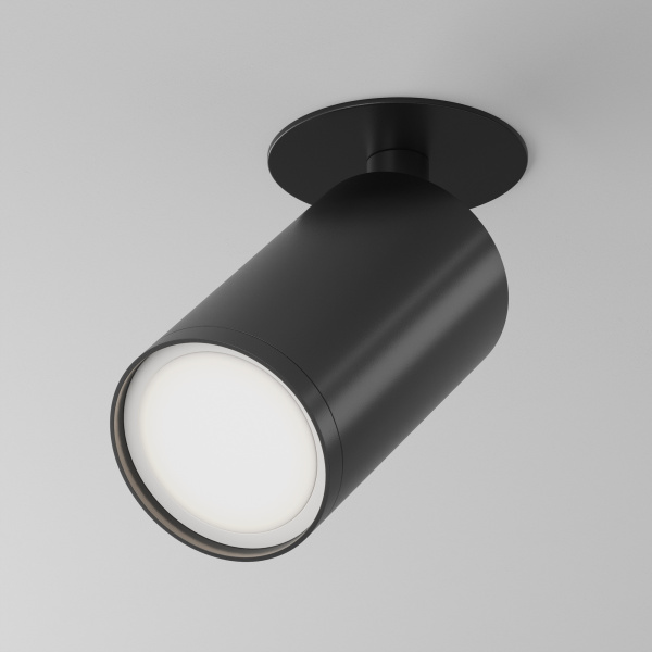 Потолочный светильник 1*GU10 10Вт Черный IP20 Ceiling & Wall C049CL-U-1B Technical Maytoni