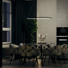 Подвесной светильник LED 36Вт Черный IP20 Glint MOD072PL-L36B3K Maytoni