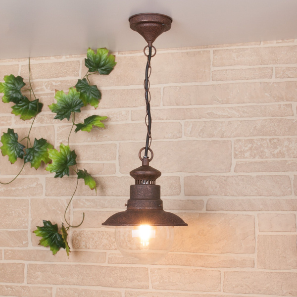 Подвесной уличный светильник 1*E27 брауни IP44 Talli H (a038482) Elektrostandard