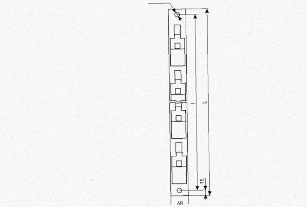 Стойка кронштейна рожкового прямолинейного К1350.001А-06 УТ1,5, горячее цинкование, L2050мм, S3,0