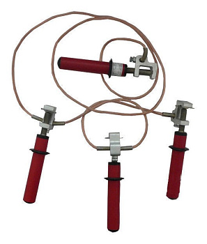 Заземление переносное ПЗРУ-1 для РУ до 1000В (сеч.120мм2)