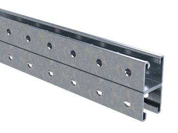 Двойной С-образный профиль 41х41, L1600, толщ.2,5 мм, горячеоцинкованный DKC