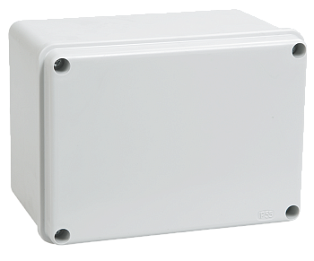 Коробка распаячная КМ41261 для открытой проводки 150х110х85мм IP44 (RAL 7035, гладкие стенки) IEK