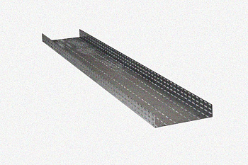 Лоток глухой ЛМГ 600х100х3000 УТ1,5, горячее цинкование S1,5