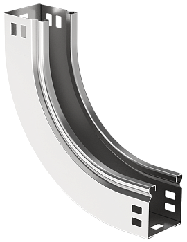 ESCA Поворот плавный 90град тип В10 50х50мм IEK