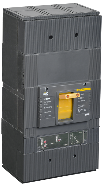 Выключатель автоматический ВА88-43 3П 1600А 50кА С электронным расцепителем МП 211 IEK