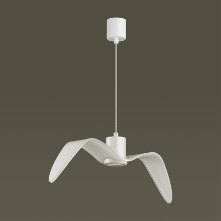 Подвес GU10 1*5W BIRDS белый/стекло ODEON LIGHT