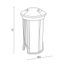 Встраиваемый светильник 1Вт 3000К Серебро IP67 Flash O044DL-L1S3K1 Outdoor Maytoni