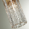 Подвес E14 1*40W MERKALE матов.золотой/прозрачный/стекло/ ODEON LIGHT