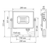 Светодиодный прожектор Feron LL-923 IP65 150W 6400K