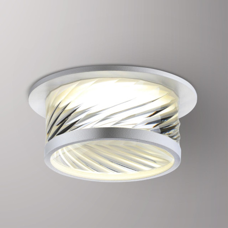 Св-к встр.IP20 GU10 9W 220V GEM белый C NOVOTECH