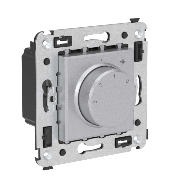 Механизм управления вентиляторами в стену, "Avanti", "Закаленная сталь" DKC