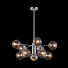 Подвесной светильник 10*E14 60Вт Хром IP20 Richard FR5596PL-10CH Freya