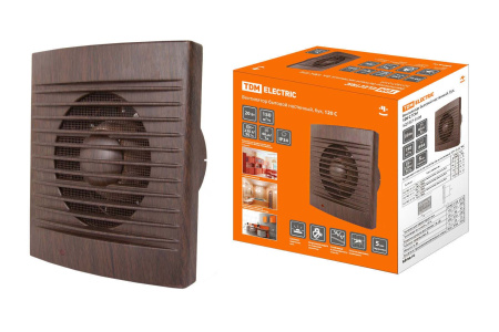 Вентилятор бытовой настенный, 120 С "ЭКО" (бук) TDM Вентилятор бытовой настенный, 120 С "ЭКО" (бук) TDM