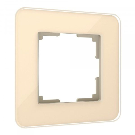 Elite Рамка СУ 1 пост . стекло айвори IP20 Werkel