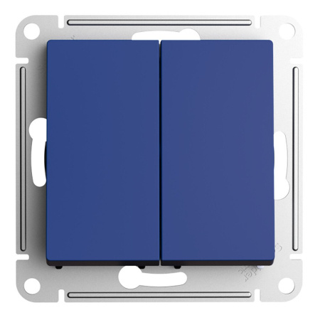 ATLASDESIGN Выключатель 2-клавишный, аквамарин Schneider Electric