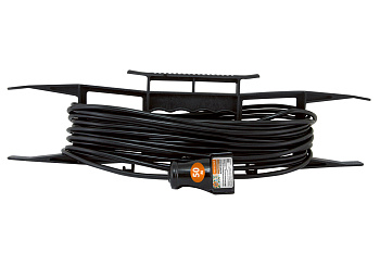 Удлинитель-шнур на рамке силовой народный У-11004 ПВС 1300 Вт б/з, 50м, штепс. гнездо TDM