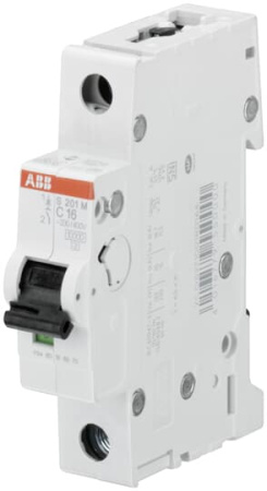 Выключатель автоматический ВА МОД 1П 1А С 10кА S201M ABB