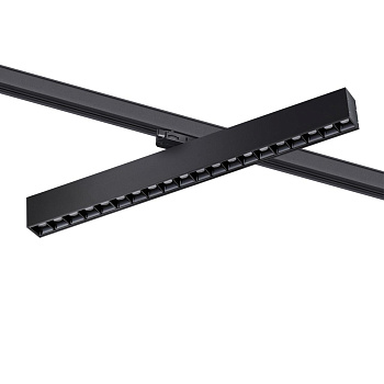 Св-к трехфазный трековый св/д IP20 LED 4000K 30W 220V ITER черный D NOVOTECH