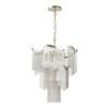 Люстра E14 7*40W 220V GRAZA серебристый/стекло/металл.цепочки ODEON LIGHT