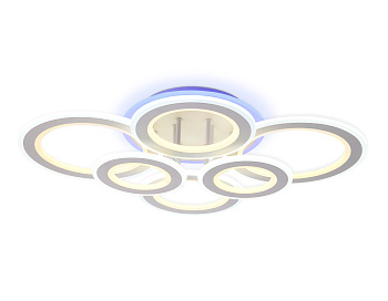 Потолочный светодиодный светильник с пультом FA8808 WH белый 198W 700*540*150 (ПДУ РАДИО 2.4) Ambrella Light