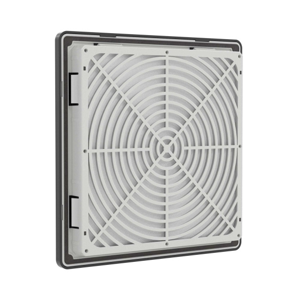 Вентиляционная решетка с фильтром RF 252x252 мм, IP54, RAL9005 DKC