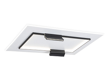 Потолочный светодиодный светильник FL51456/1+2 WH/BK белый/черный 152W 3000K-6400K+4200K 1050*650*80 (ПДУ РАДИО 2.4G) Ambrella Light