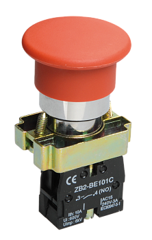 Кнопка управления LAY5-BC41 "Грибок" 1з красная IEK