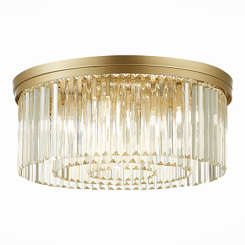 Люстра потолочная шампань/прозрачный E14 9*40Вт SL1624.202.09 ST LUCE