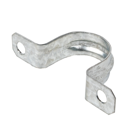 Скоба металлическая двухлапковая d25-26 мм (100 шт) PROxima EKF