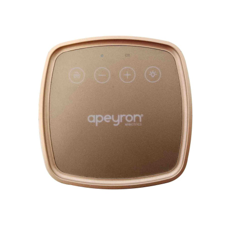 11-104 Музыкальный светильник (Bluetooth), встроенный аккумулятор 2200мА, корпус динамика золото APEYRON