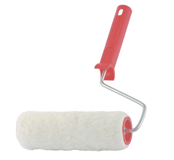 Валик в сборе 250мм, D 48мм, D ручки 6мм, крепление шплинтом СИБРТЕХ Натуральный мех