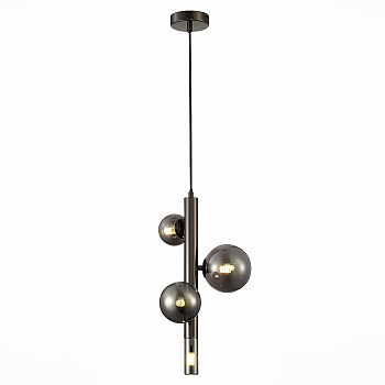 Светильник подвесной Черный/Дымчатый G9 4*5Вт SL1509.403.04 ST LUCE