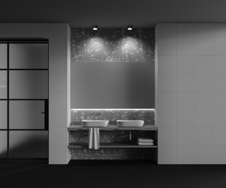 Потолочный светильник 1*GX53 15Вт Черный IP44 Ceiling & Wall C087CL-GX53-B Technical Maytoni