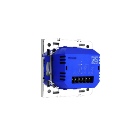 Терморегулятор электронный Voltum S70 с индикацией и датчиком, для теплого пола, (сталь)