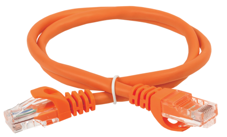 ITK Коммутационный шнур (патч-корд) кат.6 UTP PVC 7м оранжевый