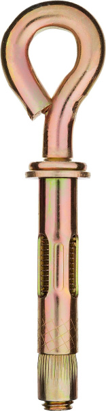 Болт анкерный с кольцом, 10 x 50 мм, 40 шт, желтопассивированный, Профессионал ЗУБР