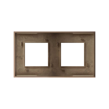 Рамка "Avanti", "Золотистый жемчуг", 2 поста (4 мод.) DKC