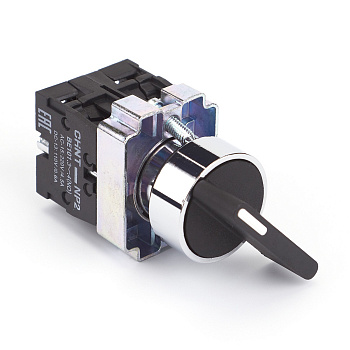 Переключатель NP2-BJ53, 3 положения возвратом, 2НО, IP40 (R) CHINT