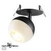 Св-к встр.IP20 GU10 9W 220V GARN черный NOVOTECH
