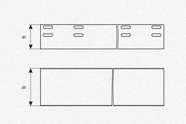 Лоток глухой ЛМГ 50х25х2000 УХЛ1, горячее цинкование, S1,0
