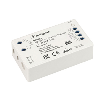 Диммер ARL-SIRIUS-TUYA-WIFI-RGB-SUF 12-24V, 3x5A, 2.4G IP20 Arlight