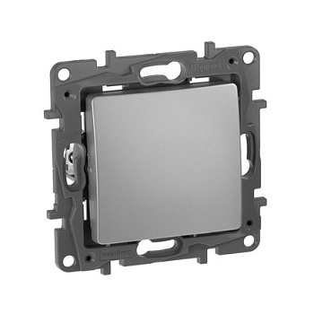 Etika Механизм выключателя СУ 1 кл. 10А алюминий IP20 Legrand