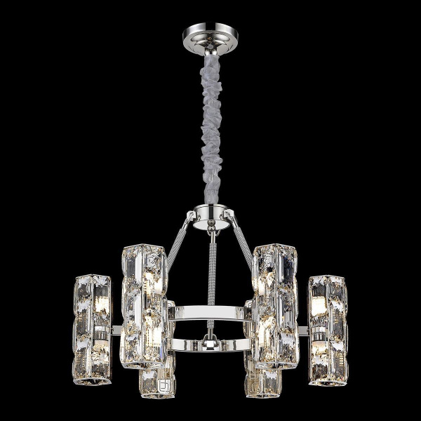 Светильник подвесной Никель/Прозрачный G4 12*5Вт WE156.12.103 WERTMARK