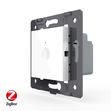 Одноклавишный сенсорный выключатель ZigBee Module, цвет белый (механизм) Livolo