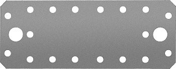 Крепежная пластина КП-2.5, 140х55 х 2.5мм, ЗУБР