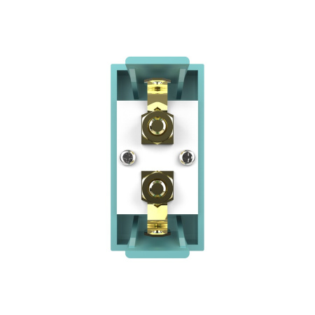 Розетка акустическая, цвет зеленый (механизм) Livolo